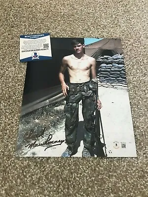 CHUCK MAWHINNEY Signed Autograph 8x10 Photo VIETNAM 103 SNIPER BAS BECKETT B • $95