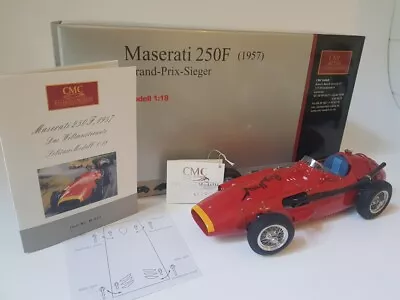 CMC Maserati 250F (Item No. M-051).  Rare Only One-Off - Signed By Reg Hunt BRDC • $950