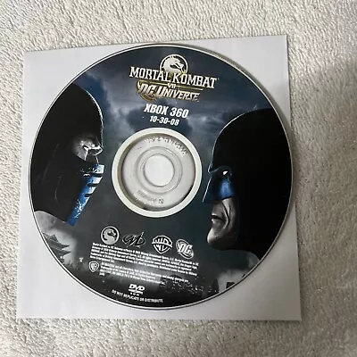 Mortal Kombat Vs. DC Universe - Xbox 360 – Disc Only – Resurfaced/Tested • $9