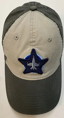 Fighter Jet Patch Adjustable Ball Cap Hat Space Force Vibes EUC Pacific Headwear • $16.99