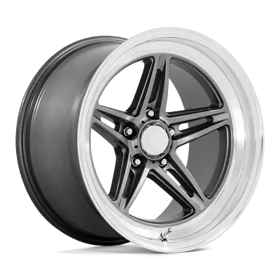 American Racing Vintage VN514 GROOVE 18X8 5X120.65 0 ANTHRACITE WITH DIAMOND CUT • $291.11