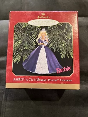 1999 Barbie Hallmark Keepsake Ornament As The Millenium Princess Barbie • $28