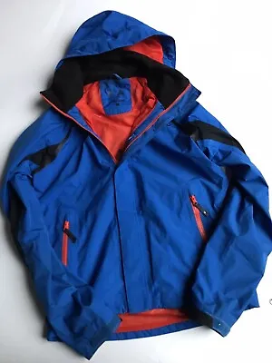 Musto Offshore Sailing Jacket YACHT  Mens Fishing Blue Hood S Gore Tex • £45