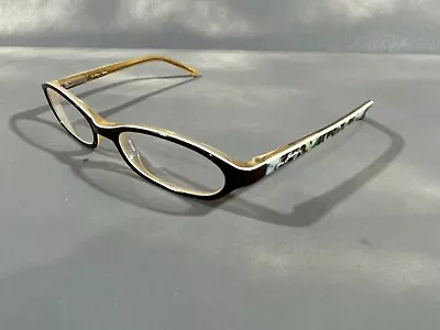 VERA BRADLEY Eyeglasses Womens 48-16-12 Emily JBL Java Blue Frames Only • $19.88