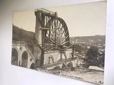 Isle Of Man. Laxey Wheel.  Vintage Postcard  • £1.30