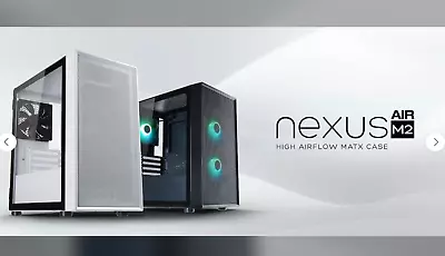 NEXUS AIR M2 High Airflow MTX Case- Mini Tower PC Case Chassis • £45