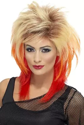 Smiffys 80s Mullet Wig Blonde • $20.62