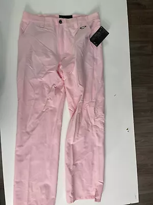 Oakley Pants Mens Pink 32x32 Brand New Golf Chino Straight Leg • $35.99