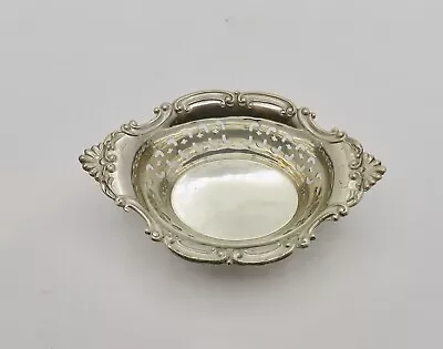 Gorham Sterling Silver Cromwell    Reticulated Candy Nut Dish 4780 • $39.95