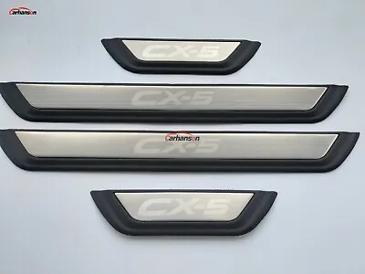 For Mazda CX5 Car Accessories Parts Door Sill Scuff Plate Protector Sticker Trim • $32.99