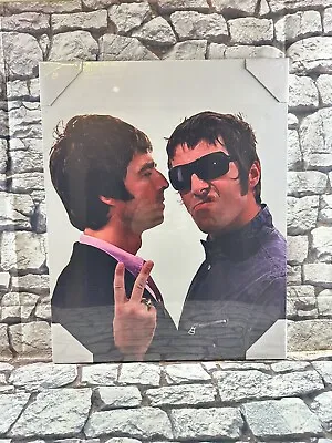 Oasis Album Cover Canvas Picture On Wooden Frame Liam Noel Gallagher Music CD • £13.99