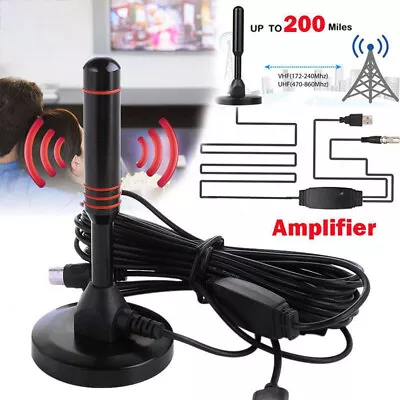 TV Aerial Antenna Magnetic Truck Boat Campervan Gain Antenna DVB-T TV Aerial Car • £8.54