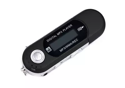 USB - Micro SD - LCD Display- AAA Powered MP3 Music Player / FM Radio / Recorder • £8.49