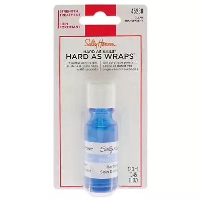 Sally Hansen Hard As Nails Hard As Wraps Transparent Nail Hardener 0.44 Fl Oz • $9.99