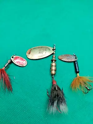 Fishing Lure Vintage Mixed Lot Of Mepps Spinner Baits For Trout Fishing. • $3.99