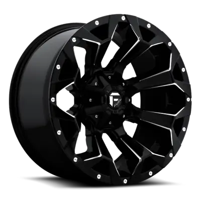 1 New  Gloss Black Fuel Wheels  Assault D576 20x10 5-139.70/150  (105008) • $457