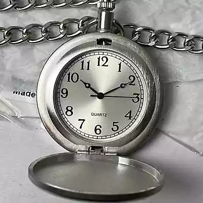 Sheridan Non Tarnish Stainless Steel Pocket-watch Silver • $19.80