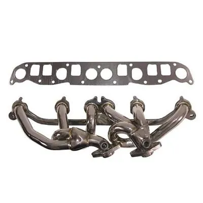 $507.89 • Buy Polished Stainless Steel Exhaust Header 4.0L For 00-06 Jeep Wrangler TJ 17650.52