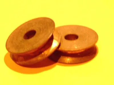 Two Meccano Brass Pulleys  Without Boss Part 23b • £1.20