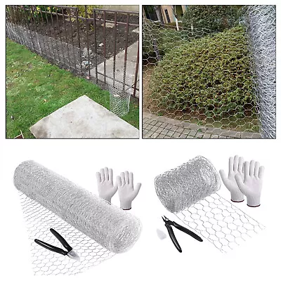 Hardware Cloth Galvanized Fence Wire Mesh DIY Chicken Coop Fencing Sheet With • £17.02