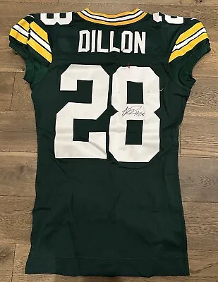 Ripped Up Game Worn Used Green Bay Packers AJ Dillon Jersey • $6450