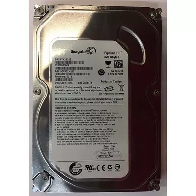 Seagate Barracuda 320GB ST3320310CS 3.5  PC Desktop SATA Hard Drive • £12.99