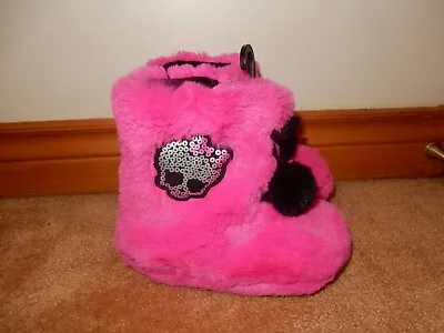 Monster High Slippers Indoor Boots Choose Size  Brand New Free Usps Shipping • $39.99