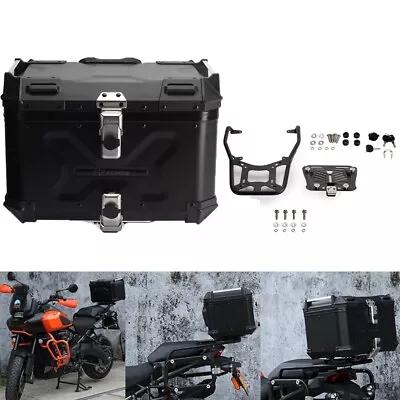 Motorcycle Top Case Luggage Rear Box W/Mount Bracket For Harley Pan America 1250 • $489.35