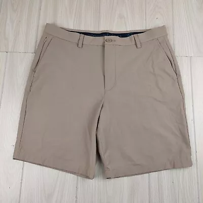 Vineyard Vines Shorts On The Go OTG Mens 34 Khaki Outdoor Casual 9  Inseam Chino • $26.99