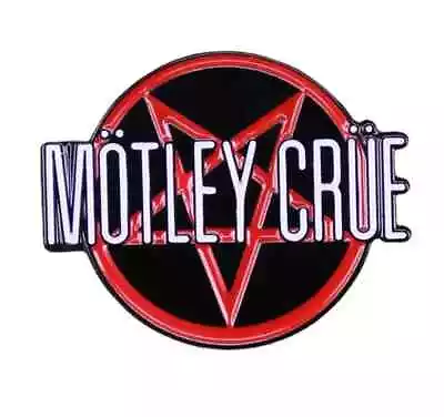 MOTLEY CRUE PIN Music 80s/90s Heavy Metal Rock Band Gift Enamel Lapel Brooch • $3.15