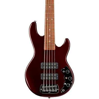 G&L CLF Research L-2500 Series 750 5-String Bass Guitar Ruby Red Metallic • $2185