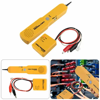 £14.95 • Buy Cable Finder Tone Generator Probe Tracer RJ11 Wire Tracker Network Tester Kit