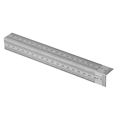 Woodworking Right Angle Ruler High Accuracy Hole Scribing Ruler 180mm Line JY GI • $9.19