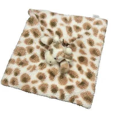 Mud Pie Hard To Find 14X14 Inch Giraffe Lovey Lovee Security Blanket Plush Soft • $14.35