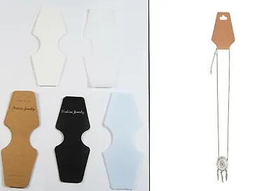Necklace Tags / Hangers For Jewellery Display Packaging Label Ring Bracelet • £30.99