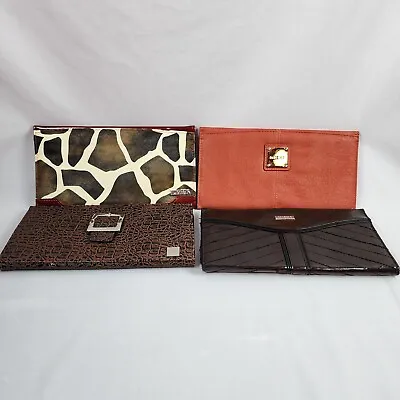 Lot/4 Miche Classic Purse Shells Leopard Orange Brown Alligator Bottom Studs • $25