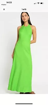 Sass & Bide Neon Green Maxi Dress - BNWOT - Size 14 • $120