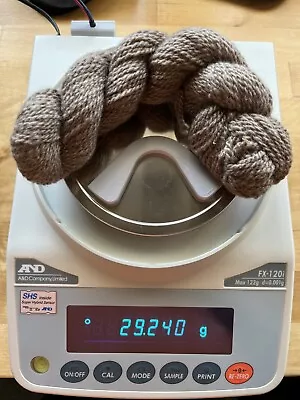 Qiviut 100% Musk Ox Handspun Yarn   Approx. 115 Yards.  Approx. 1 Oz Skein • $125