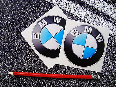 2 X 85mm BMW STICKERS   M3 M5 M6 X5 X3 X1 3 SERIES 5 SERIES 1 SERIES F1 DTM  • £2.82