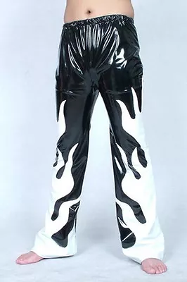 White/Black PVC Zentai Wrestling Tights/pants Size S-XXL • $39.99