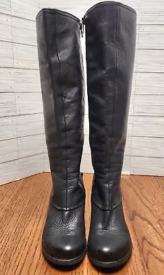 Miz Mooz Steampunk Leather Long Boot Womens Size 6 • $40