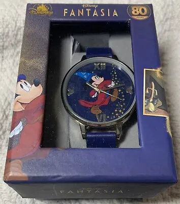 New Disney Mickey Mouse Fantasia 80th Anniversary Sorcerer's Apprentice Watch • £29.99