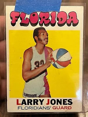 Larry Jones 1971-72 Topps Basketball #230 Florida Floridians First Team All-aba! • $10.99