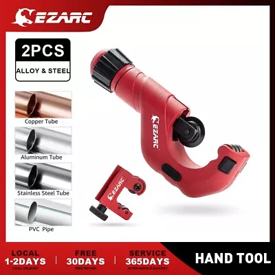 EZARC 2Pcs Tubing Cutter Set With Heavy Duty Pipe Cutter & Mini Tube Cutter Tool • $25.98