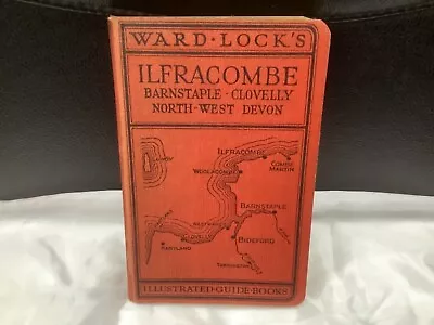 WARD LOCK RED GUIDE ILFRACOMBE BARNSTAPLE NORTH WEST DEVON Maps Illustrated • £4