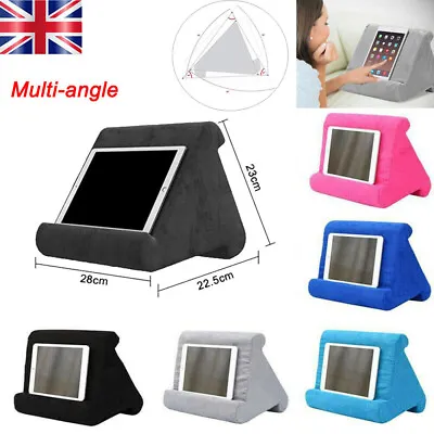 IPad Laptop Holder Tablet Multi-Angle Soft Pillow Lap Stand Phone Cushion UK • £9.99