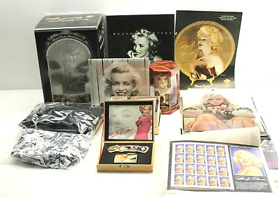 17Lbs Vintage Marilyn Monroe Collector Items Fan Fhoto Pictures Pins Books Cal   • $99