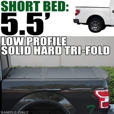 Topline For 2004-2014 Ford F150 5.5' Bed Low Profile Hard Tri Fold Tonneau Cover • $479