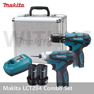 Makita LCT204 Combo Set DF330D TD090D 10.8V 2x1.3Ah Charger DC10WA Hard Case • $238.95