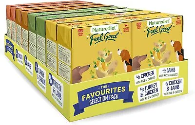 NATUREDIET Feel Good Selection Pack Complete Wet Food 390g Pack Of 16 • £19.64